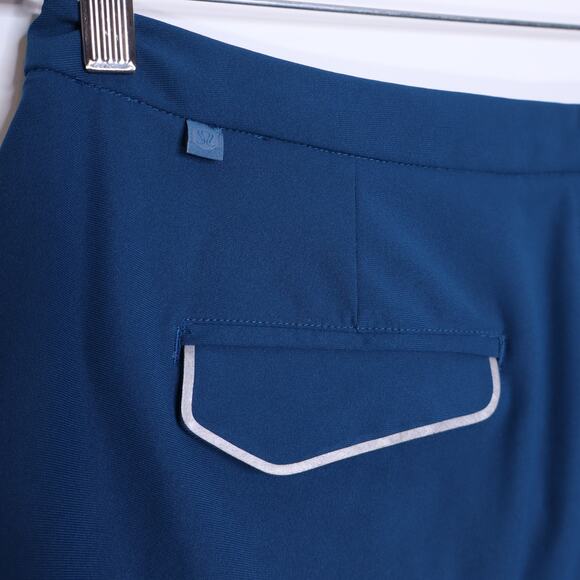 LULULEMON Long Story Short Poseidon Blue Outdoor Golf Athleisure Women's 10 - Picture 5 of 7